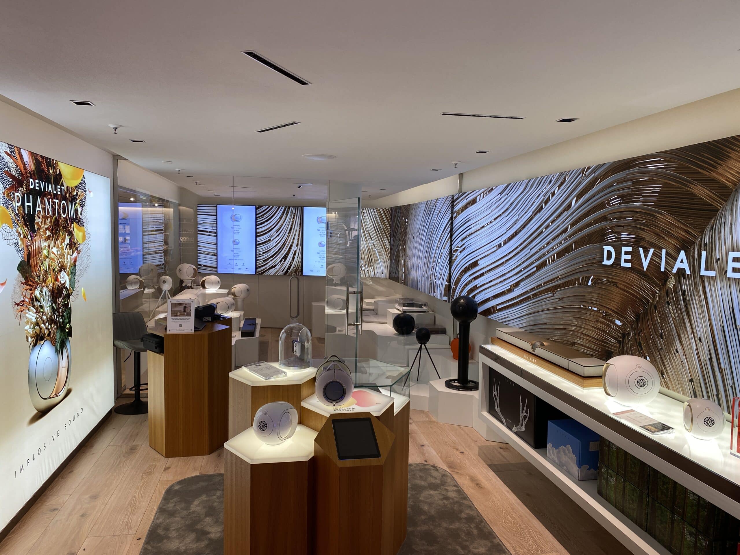 Mehr über den Artikel erfahren Instandsetzungsarbeiten Devialet Shop im Oberpollinger (Muc)